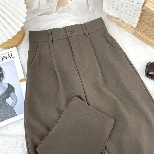 beige Women Bottoms Office Attire